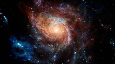 Evrenin güzelliği. Bu görüntünün elementleri NASA tarafından desteklenmektedir