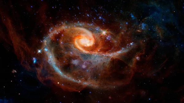 Galaxia Espacial Elementos Esta Imagen Proporcionados Por Nasa — Foto de Stock