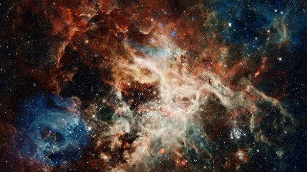 Space scene with stars and galaxies. Elements of this image furnished by NASA — Stock Photo, Image