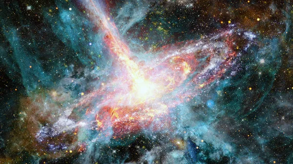 Pulsar Altamente Magnetizado Estrella Neutrones Giratoria Elementos Esta Imagen Proporcionados —  Fotos de Stock