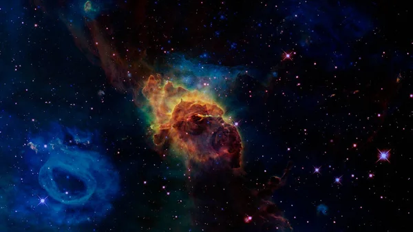 Espacio Interestelar Oscuro Nebulosa Oscura Elementos Esta Imagen Proporcionados Por —  Fotos de Stock