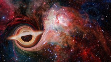 Kara delik sistemi. Bu görüntünün elementleri NASA tarafından desteklenmektedir.