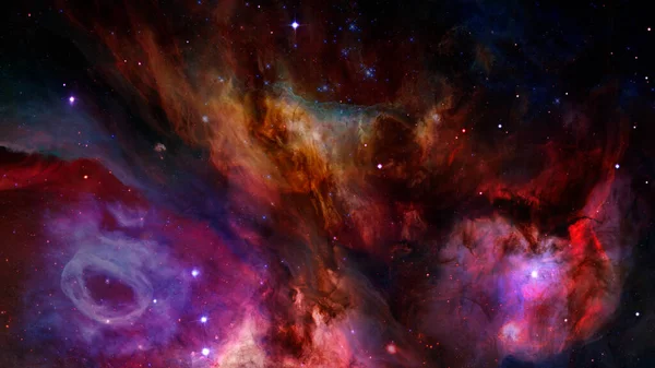 Nebulosas Magenta Elementos Esta Imagen Proporcionados Por Nasa —  Fotos de Stock