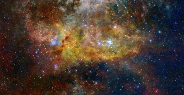 星云的夜空 美国航天局提供的这一图像的要素 — 图库照片