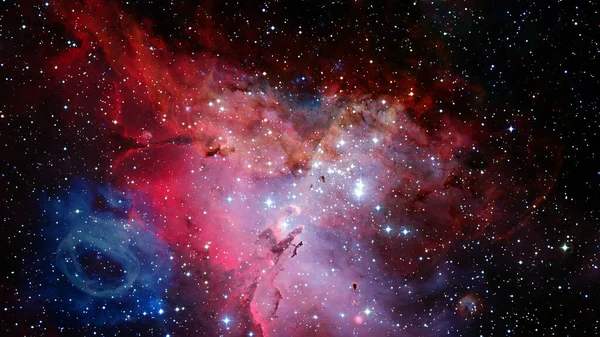 Nebulosas Magenta Elementos Desta Imagem Fornecidos Pela Nasa — Fotografia de Stock