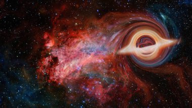 Kara delik sistemi. Bu görüntünün elementleri NASA tarafından desteklenmektedir.