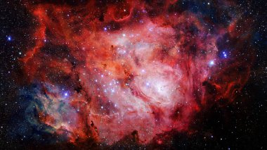 Kozmik manzara. Sonsuz derin uzay. Bu görüntünün elementleri NASA tarafından desteklenmektedir.