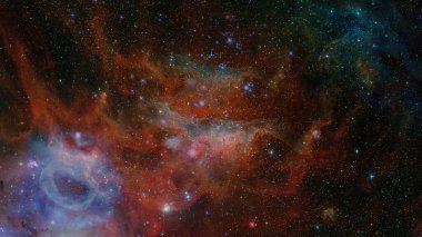 Kozmik manzara. Sonsuz derin uzay. Bu görüntünün elementleri NASA tarafından desteklenmektedir.