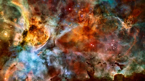 宇宙景观 无尽的深空 美国航天局提供的这一图像的要素 — 图库照片
