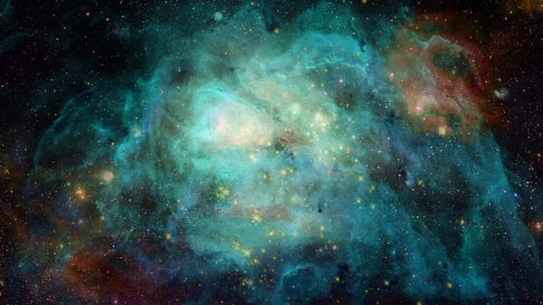夜空中的星空美国航天局提供的这一图像的要素 — 图库照片