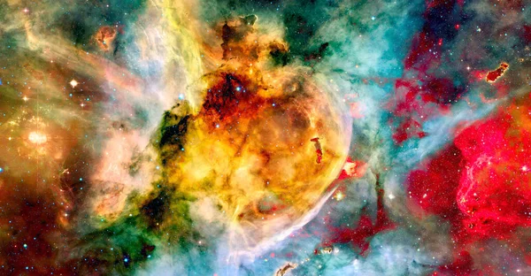 Renkli Galaksi Geçmişi Görüntünün Elementleri Nasa Tarafından Desteklenmektedir — Stok fotoğraf
