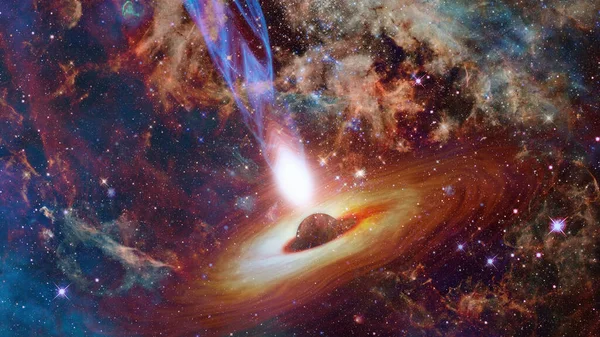Quasar Ruimte Elementen Van Deze Afbeelding Geleverd Door Nasa — Stockfoto