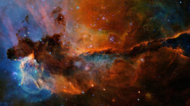 Dış uzay arkaplanı. Bu görüntünün elementleri NASA tarafından desteklenmektedir.