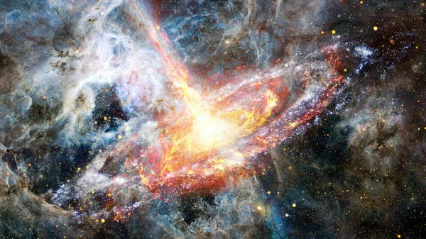 脉冲星高度磁化 自转中子星 美国航天局提供的这一图像的要素 — 图库照片