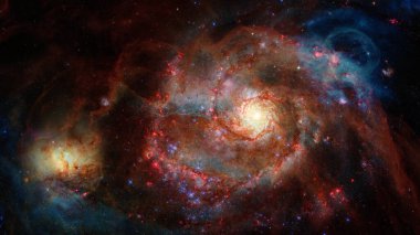 Starfield gece gökyüzünde. Bu görüntünün elementleri NASA tarafından desteklenmektedir.