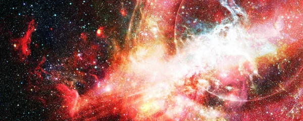 Gargantua Galaksisi Tasarımı Evrende Parlayan Kara Delik Yıldızlar Arası Filmden — Stok fotoğraf