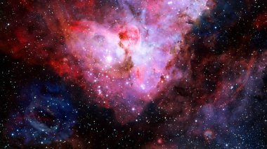 Mor evren, soyut nebula. Bu görüntünün elementleri NASA tarafından desteklenmektedir.