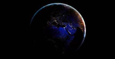 Evren nebulası. Bu görüntünün elementleri NASA tarafından desteklenmektedir