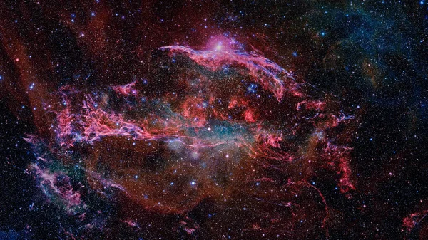 Lila universum, abstrakt nebulosa. Delar av denna bild tillhandahålls av NASA — Stockfoto