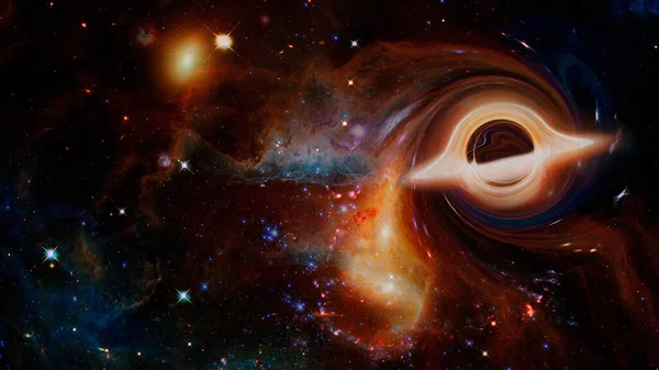 Nebuladaki kara delik. Bu görüntünün elementleri NASA tarafından desteklenmektedir