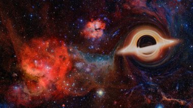 Kara Delik Garagantua Yıldızlararası. Bu görüntünün elementleri NASA tarafından desteklenmektedir