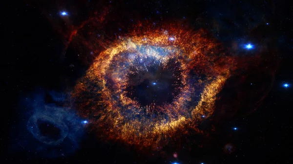 Helix Nebula - Gods Eye. Elements of this image furnished by NASA — Stock Photo, Image