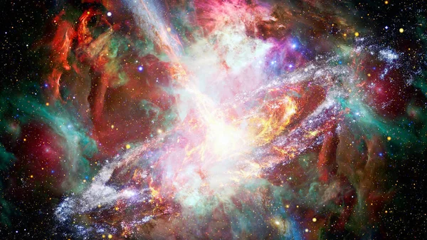 Pulsar Altamente Magnetizado Estrela Neutrões Rotativa Elementos Desta Imagem Fornecidos — Fotografia de Stock