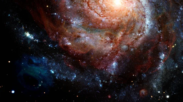 Galaxia Espacial Elementos Esta Imagen Proporcionados Por Nasa —  Fotos de Stock