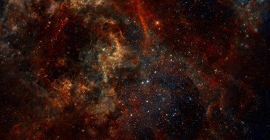 Evrenin yüksek çözünürlüklü görüntüsü. NASA tarafından desteklenen bu görüntü ögeleri.