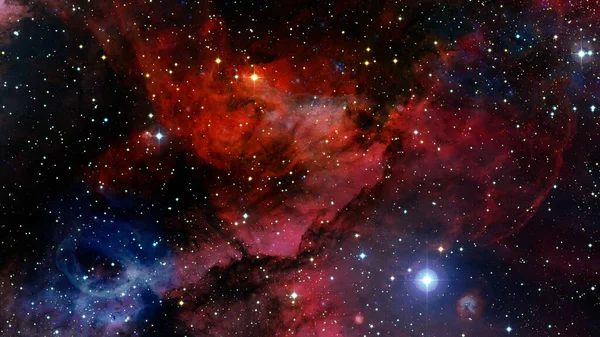 Vesmírná Mlhovina Hvězdami Prvky Tohoto Snímku Poskytla Nasa — Stock fotografie