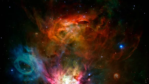 Звездное Поле Ночном Небе Элементы Этого Изображения Предоставлены Наса — стоковое фото