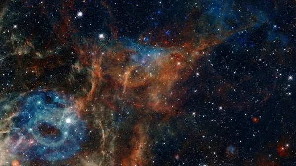 Sombre Espace Interstellaire Nébuleuse Foncée Éléments Cette Image Fournis Par — Photo
