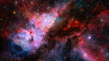 Magenta nebulası. Bu görüntünün elementleri NASA tarafından desteklenmektedir.