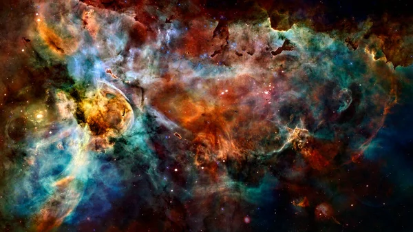 Uzay Galaksisi Arka Planı Nebula Yıldız Tozu Parlak Yıldızlarla Dolu — Stok fotoğraf