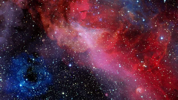 Nebulosa Roja Espacio Fondo Abstracto Elementos Esta Imagen Proporcionados Por —  Fotos de Stock