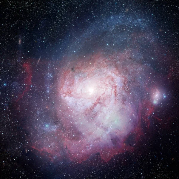 Galaxia espiral. Elementos de esta imagen proporcionados por la NASA — Foto de Stock