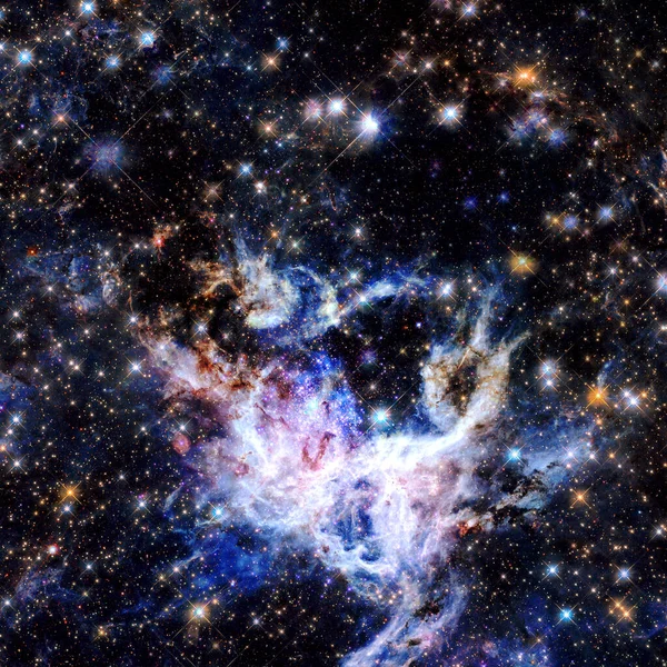 Estrellas de galaxia. Elementos de esta imagen proporcionados por la NASA — Foto de Stock