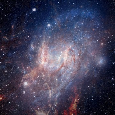 Yıldız tozundan oluşan yıldızlararası bir bulutsu. Bu görüntünün elementleri NASA tarafından desteklenmektedir.