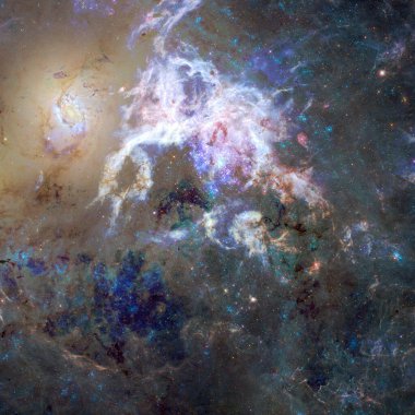 Derin uzay arkaplanı. Bu görüntünün elementleri NASA tarafından desteklenmektedir