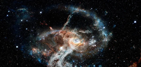 Galaxia Espiral Elementos Esta Imagen Proporcionados Por Nasa — Foto de Stock