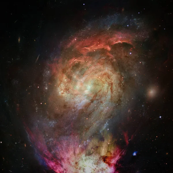 Nebula Interstellar Cloud Star Dust Elements Image Furnished Nasa — Stock Photo, Image