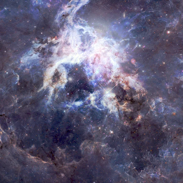 Nebula and stars in cosmos space. Elements of this image furnished by NASA.