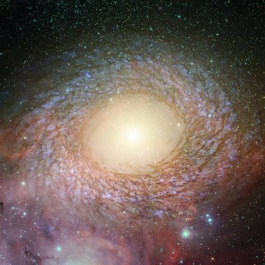 Bilim kurgu uzay duvar kağıdı. Bu görüntünün elementleri NASA tarafından desteklenmektedir.