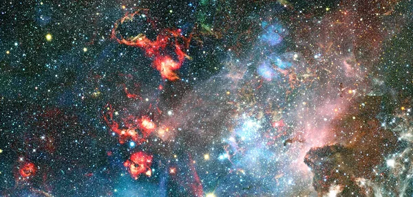 Nebulosa Och Stjärnor Rymden Delar Denna Bild Tillhandahålls Nasa — Stockfoto
