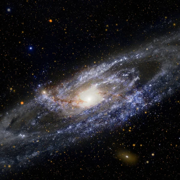 Spiral Galaxy Elements Image Furnished Nasa — Stock Photo, Image