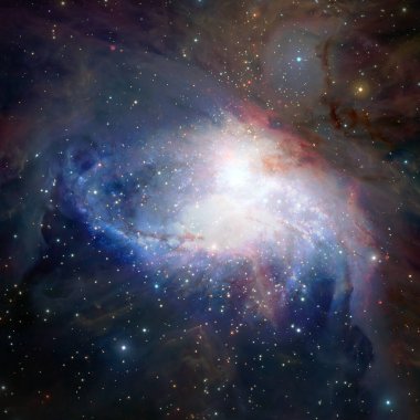 Bilim kurgu uzay duvar kağıdı. Bu görüntünün elementleri NASA tarafından desteklenmektedir.