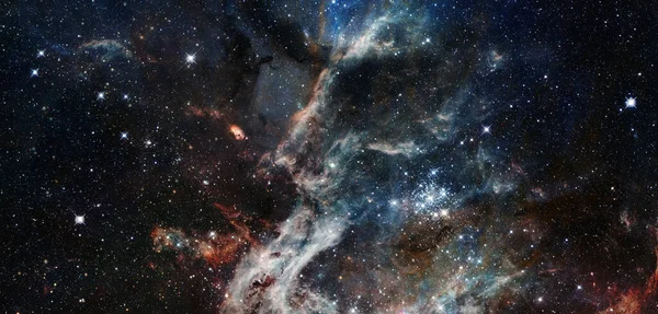 Έναστρο Βαθύ Διάστημα Νεφέλωμα Και Γαλαξίας Στοιχεία Αυτής Της Εικόνας — Φωτογραφία Αρχείου