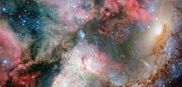 Bilim Kurgu Uzay Duvar Kağıdı Görüntünün Elementleri Nasa Tarafından Desteklenmektedir — Stok fotoğraf