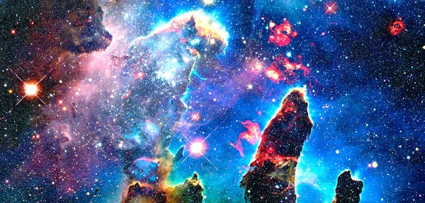 Бесконечная Вселенная Элементы Этого Изображения Предоставлены Наса — стоковое фото