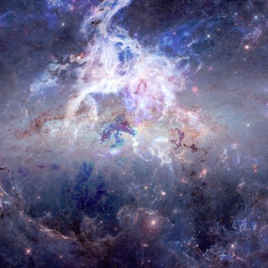 Derin uzay arkaplanı. Bu görüntünün elementleri NASA tarafından desteklenmektedir